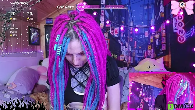 Snapshot of NekoCyber chatting on September 28, 5:02 am NekoCyber online show from September 28, 5:02 am