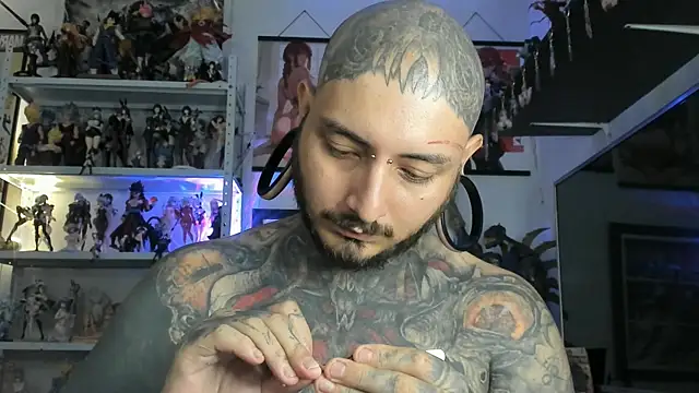 DEATHINK666XX online show from August 3, 7:39 pm