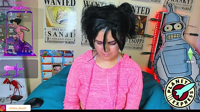 cristina blu21 online show from January 29, 2:30 am