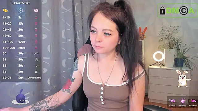 Snapshot of AnnyHoney_ chatting on October 1, 12:00 pm AnnyHoney online show from October 1, 12:00 pm