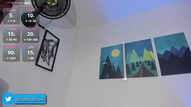 Snapshot of dantesatrianii chatting on December 29, 6:03 am dantesatrianii online show from December 29, 6:03 am